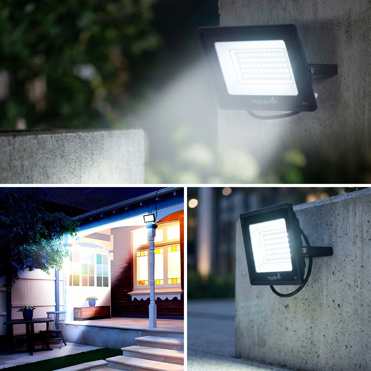 Refletor LED 300W Bivolt IP67 Branco Frio 6500K