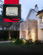 Refletor Led Holofote 10w Bivolt Ip66 Jardim A Prova D'água