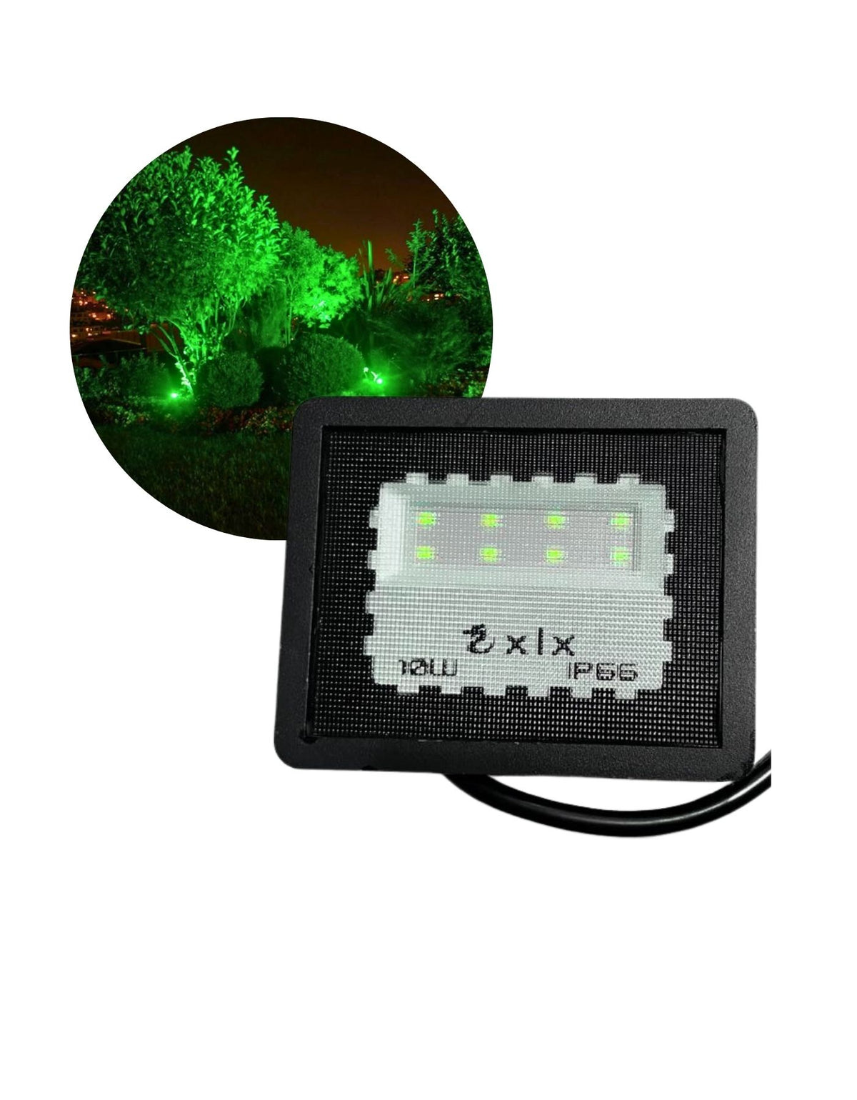 Refletor Led Holofote 10w Bivolt Ip66 Jardim A Prova D'água