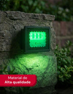 Refletor Led Holofote 10w Bivolt Ip66 Jardim A Prova D'água