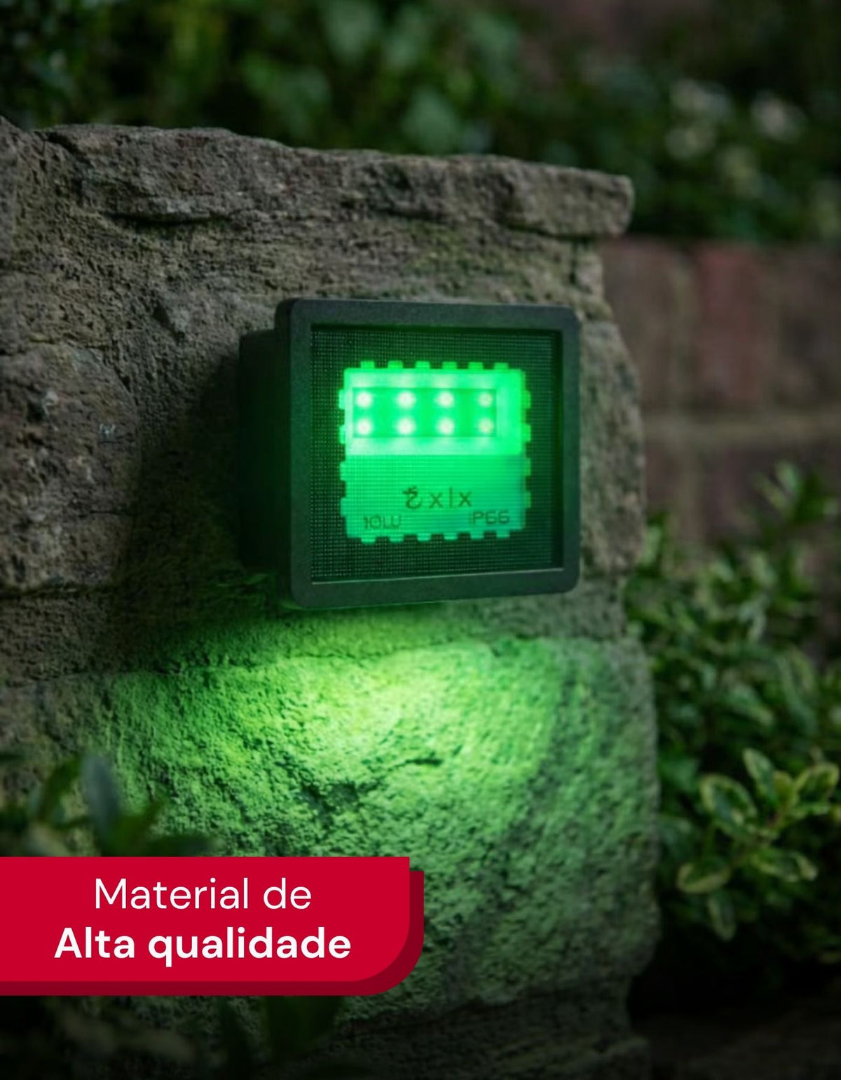Refletor Led Holofote 10w Bivolt Ip66 Jardim A Prova D'água