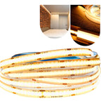 Fita Led Cob 3000k 4000K 6000K 5mts 8mm 320 led/M 12v Ip20 Para Perfil