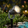 Kit Luminárias Espeto LED Jardim Verde Azul Branco Frio Branco Quente IP56 Bivolt 5w Prova d'Água
