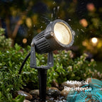 Kit Luminárias Espeto LED Jardim Verde Azul Branco Frio Branco Quente IP56 Bivolt 5w Prova d'Água