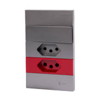 Tomada Modular 10A 110V 20A 220V Interruptor Unipolar Bipolar Cinza Preto Galvanizado Placa 4x2