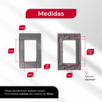 Tomada Modular 4X2 10A 20A Aço Escovado Cinza Monte a Sua USB Placa Interruptor Bipolar Unipolar