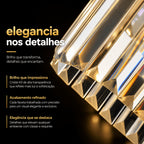 Lustre Cristal K9 Redondo Moderno Pendente Luxo Sala de Jantar E14 Bivolt Corrente Ajustável Preto