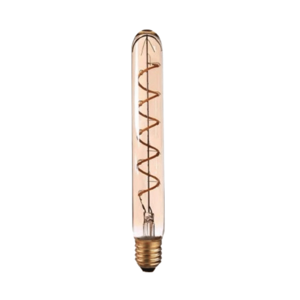 Lâmpada Filamento De Carbono Retrô Vintage T30 4w Luz Amarela bivolt 110v 220v 2200k para Arandela