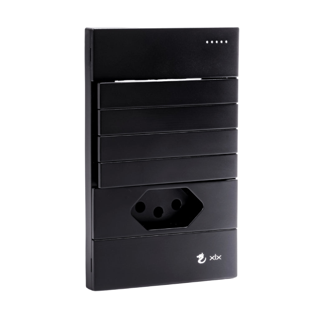 Tomada Modular 10A 20A Acrílico Preta Monte Sua USB Placa Alumínio Interruptor 4X2 Bipolar Unipolar