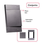 Interruptor Modular Piano Style Unipolar Bipolar Melody XLX Elegância Minimalista Alta Durabilidade