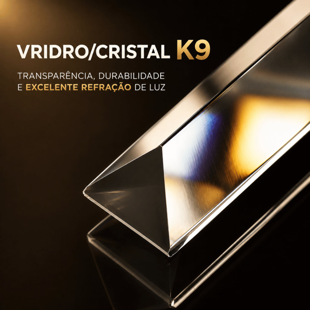 Lustre Cristal K9 Redondo Moderno Pendente Luxo Sala de Jantar E14 Bivolt Corrente Ajustável Preto