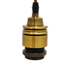 Pendente de Teto Soquete Vintage Retrô Industrial Lâmpada Bocal E27 + Fio + Tampa 110V/220V (Bivolt)