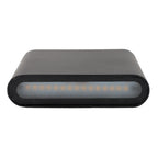 Arandela de Parede Preta LED 5W IP66 A Prova d'Água Vários Modelos Decoração Externa Branco Quente