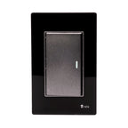 Tomada Modular 4x2 Interruptor Simples Acrilico Espelhado Branco Luxo Anti-Chamas Innova Pro XLX