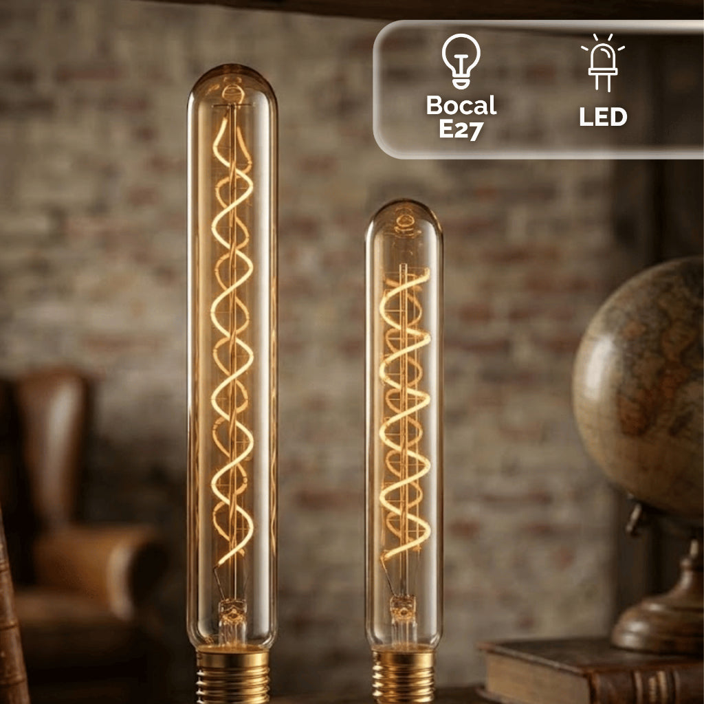 Lâmpada Filamento De Carbono Retrô Vintage T30 4w Luz Amarela bivolt 110v 220v 2200k para Arandela