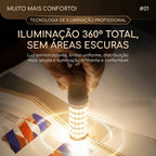 Lâmpada Led 5W 7W G9 Halopin Luz Branco Quente 3500K Luz Branco Fria 6500K Bivolt p/ Lustre