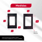 Tomada Modular 10A 20A Acrílico Preta Monte Sua USB Placa Alumínio Interruptor 4X2 Bipolar Unipolar