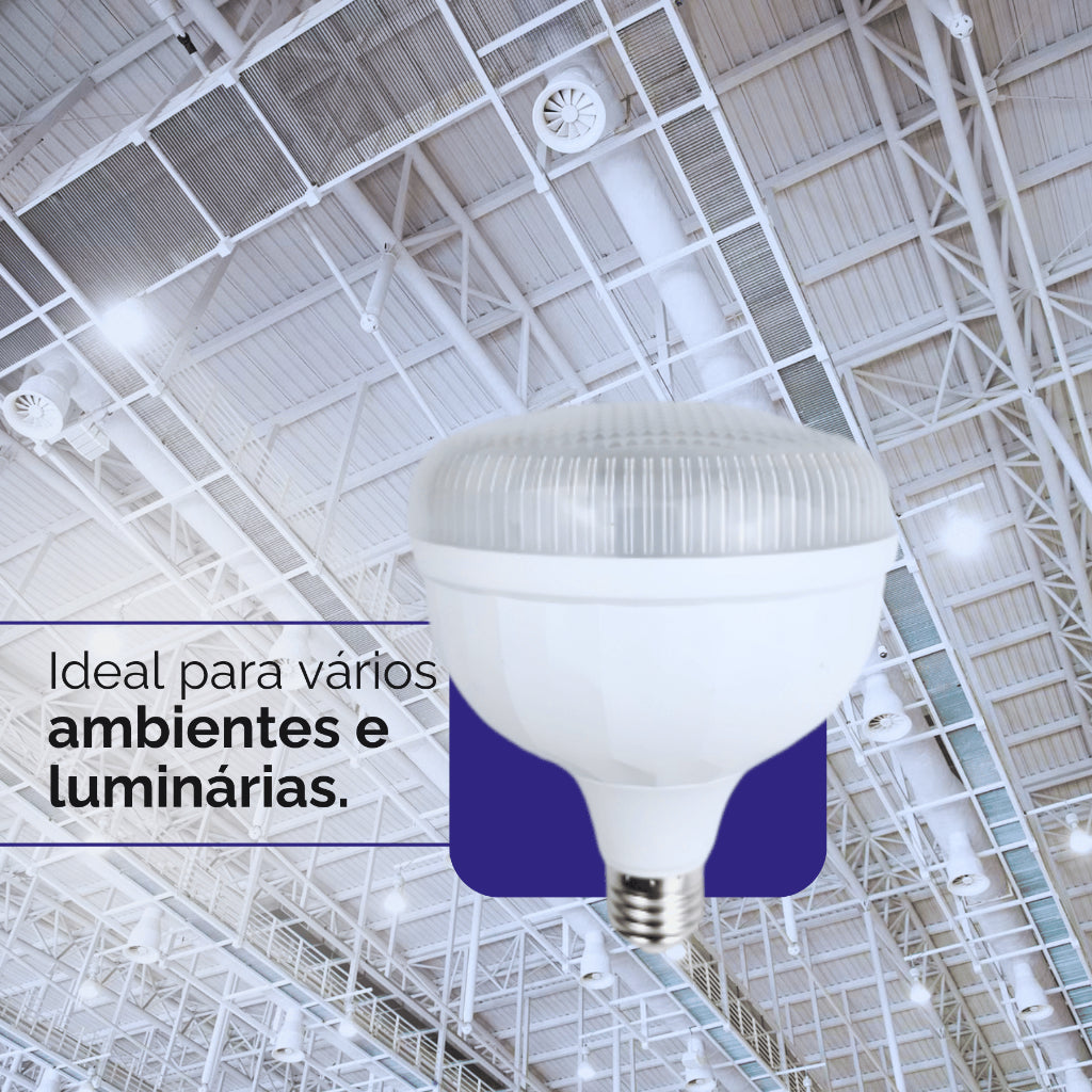Bulbo Diamante LED 65W 100W 120W E27 Bivolt Lâmpada Industrial Potente Super Branca Econômica
