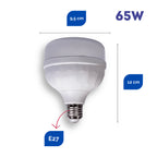 Bulbo Diamante LED 65W 100W 120W E27 Bivolt Lâmpada Industrial Potente Super Branca Econômica