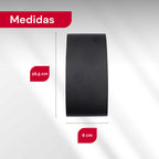 Arandela de Parede Preta LED 5W IP66 A Prova d'Água 6 Fachos de Luz Decoração Externa Branco Quente