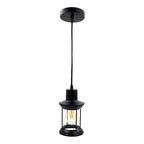 Pendente Vintage Luminária Gaiola Candelabro Industrial