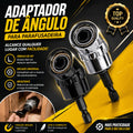 Conjunto 2 Adaptador Angular Curto Durável - 90° Imantado Encaixe Parafusadeira Ferramenta