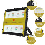 Refletor Holofote Led Bumblebee 400w Rgb Xlx A Prova Da Água