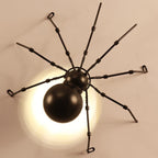 Lustre Pendente Aranha Parede Teto XLX LED ferro fundido Importada Luminária Criativa