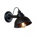 Luminária Pendente de parede do vintage E27 industrial arandela preto luz interior ajustável