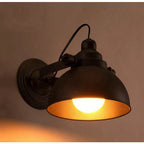Luminária Pendente de parede do vintage E27 industrial arandela preto luz interior ajustável