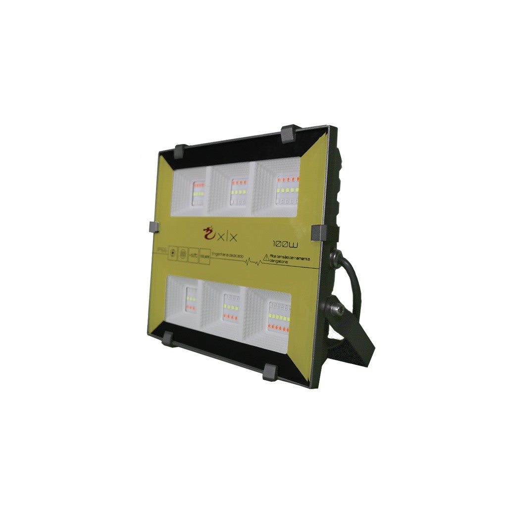 Refletor Bumblebee XLX LED 100w RGB Verde bivolt IP66 Prova D'Água Resistente Econômico Potente