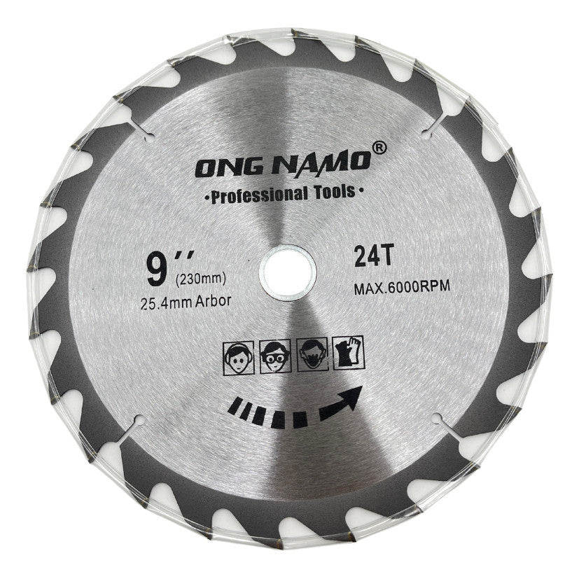 Disco De Corte 230mm Para Madeira 24 Dentes