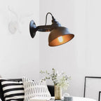 Luminária Pendente de parede do vintage E27 industrial arandela preto luz interior ajustável