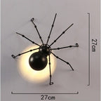 Lustre Pendente Aranha Parede Teto XLX LED ferro fundido Importada Luminária Criativa