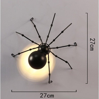 Lustre Pendente Aranha Parede Teto XLX LED ferro fundido Importada Luminária Criativa