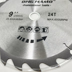 Disco De Corte 230mm Para Madeira 24 Dentes