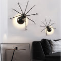 Lustre Pendente Aranha Parede Teto XLX LED ferro fundido Importada Luminária Criativa